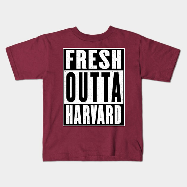 Fresh Outta Harvard Kids T-Shirt by Vitalitee